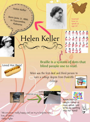 Helen Keller Tombstone