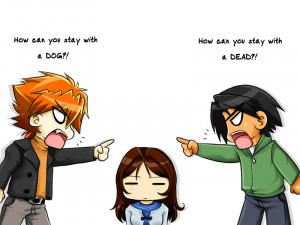 request - Chibi Fight by Robbuz