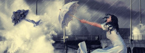 rainy day quote facebook cover for timeline
