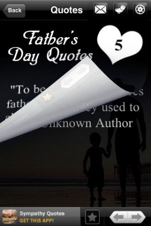 Father's Day Quotes iPhone App & Review