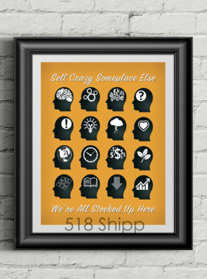 As Good As It Gets - Go Sell Crazy Someplace Else - Art Print Wall ...