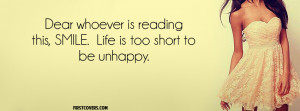 Smile Quotes Cover Photos For Facebook