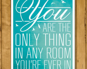 Romantic Lyric Poster (from Starlin gs by Elbow) (11 x 17