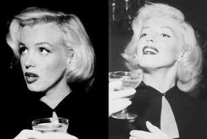 1953 Marilyn au mariage de Sheilah Graham Westbrook Journaliste