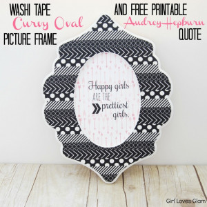... Quotes And Sayings » Girl Loves Glam Design In Simple Black White