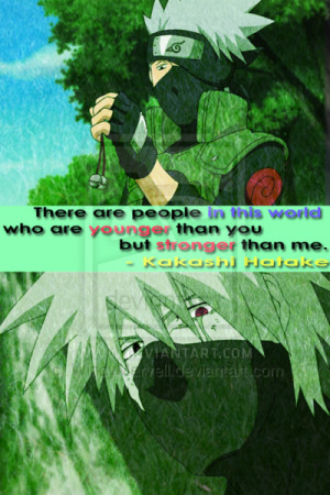 Kakashi Quote to Naruto by WindyMarvell