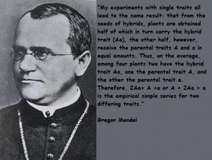Gregor mendel famous quotes 5