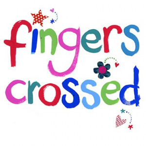 Fingers Crossed Cartoon Keep your fingers crossed!
