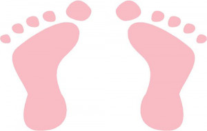 baby ink footprint girl boy picture frame blanket scrapbook kit baby ...