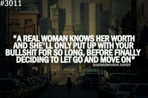 real woman knows her worth