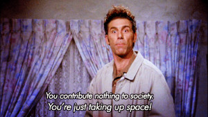 contribute, kramer, michael richards, nothing, seinfeld, seinfield ...