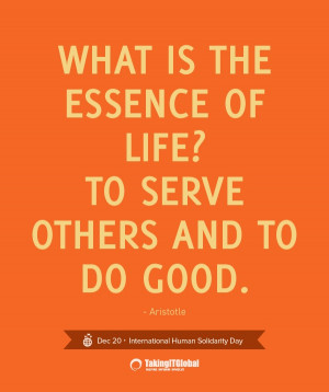 International Human Solidarity Day