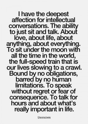 Intellectual Conversations