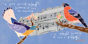 My contribution to the sixth Illustrated Quotes book.