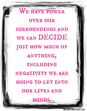 Welcome to the No Negativity Zone – Happier Marriages and Stronger ...