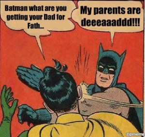 What Does Batman Get His Dad For Father’s Day?