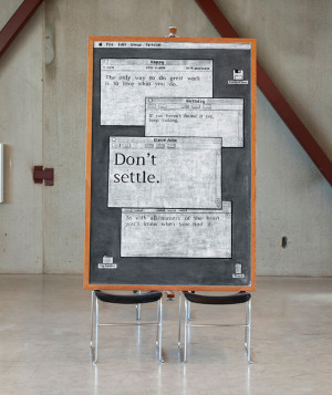 intricate chalkboard quotes illustrated by dangerdust
