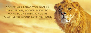 Sometimes being too nice is...