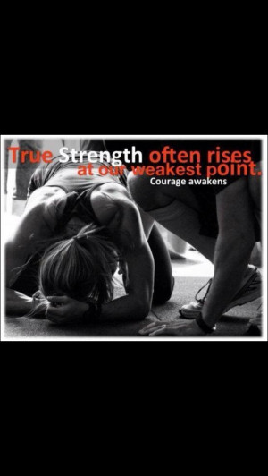 Strength comes from within