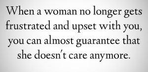 Not to say that men don't care, because they do, and we all care at ...