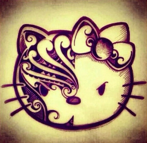 design hello kitty sanrio tribal hk