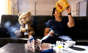 Ted and Mark Wahlberg stars as John in Universal Pictures' Ted (2012)