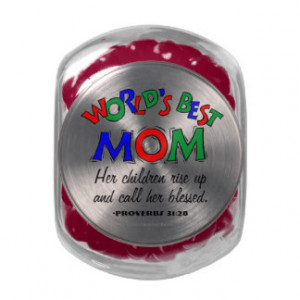 Mother's Day Quotes Jelly Belly Candy Jar