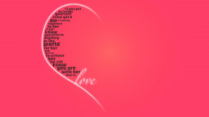 Wallpaper razdnik, Valentine's Day, Valentine's Day, half, heart, word ...