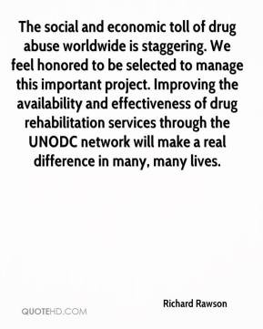 Richard Rawson - The social and economic toll of drug abuse worldwide ...