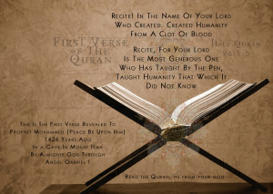 of the word ‘Quran’ is ‘Read’ therefore, Quran or Islam ...