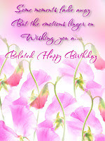 Youre Celebrating Birthday Belated Happy Wishes Quotes