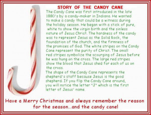 Story Of The Candy Cane Image