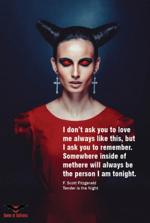 gothic quote the person i am tonight