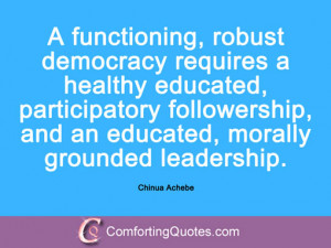 ... followership, and an educated, morally grounded leadership