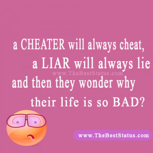 Quotes About Liars And Cheaters