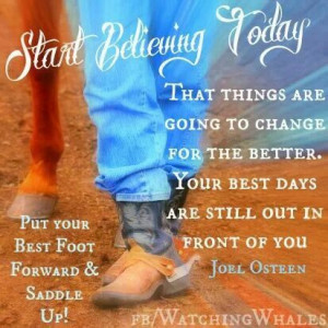 Start believing today