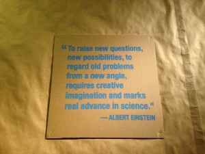 Science quote Albert Einstein