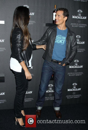Picture - Camila Alves and Matthew McConaughey at Leica Gallery