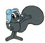 Rocky J. Squirrel - Witty, high-flying squirrel featured in the ...