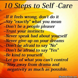 10 Steps to Self-Care