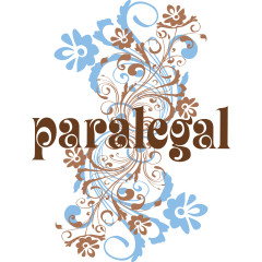 Paralegal Gift Flowered