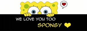 We love spongebob facebook covers