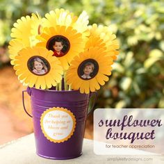 Bloom And Grow Sunflower Bouquet for Teacher Appreciation | Simply ...