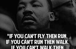 Martin Luther King JR quote on moving forward