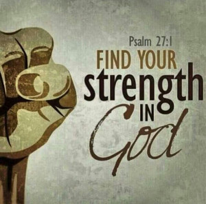 Find your strength in God