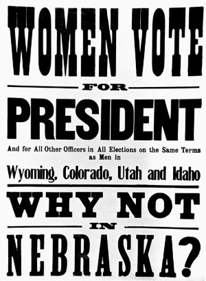 Womens Suffrage Movement Posters Woman suffrage supporters