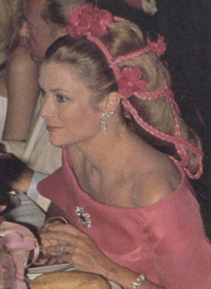 Nelson Grimaldi Seabra with Princess Grace in Paris, France, 1980.