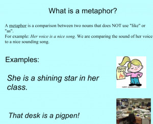 metaphors examples