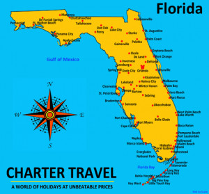 south florida gulf coast map