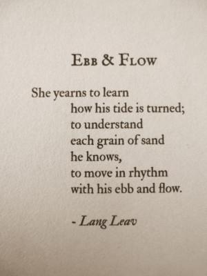 Ebb & Flow #love #poetry #passion
